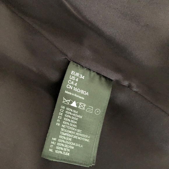 LANVIN for H&M Designer Collaboration One-Shoulder Dress US4 - Picture 4 of 6